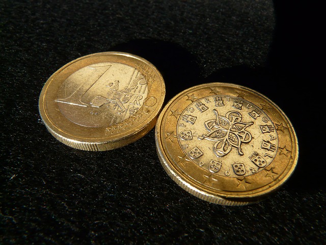 2 euro mince, 1 euro